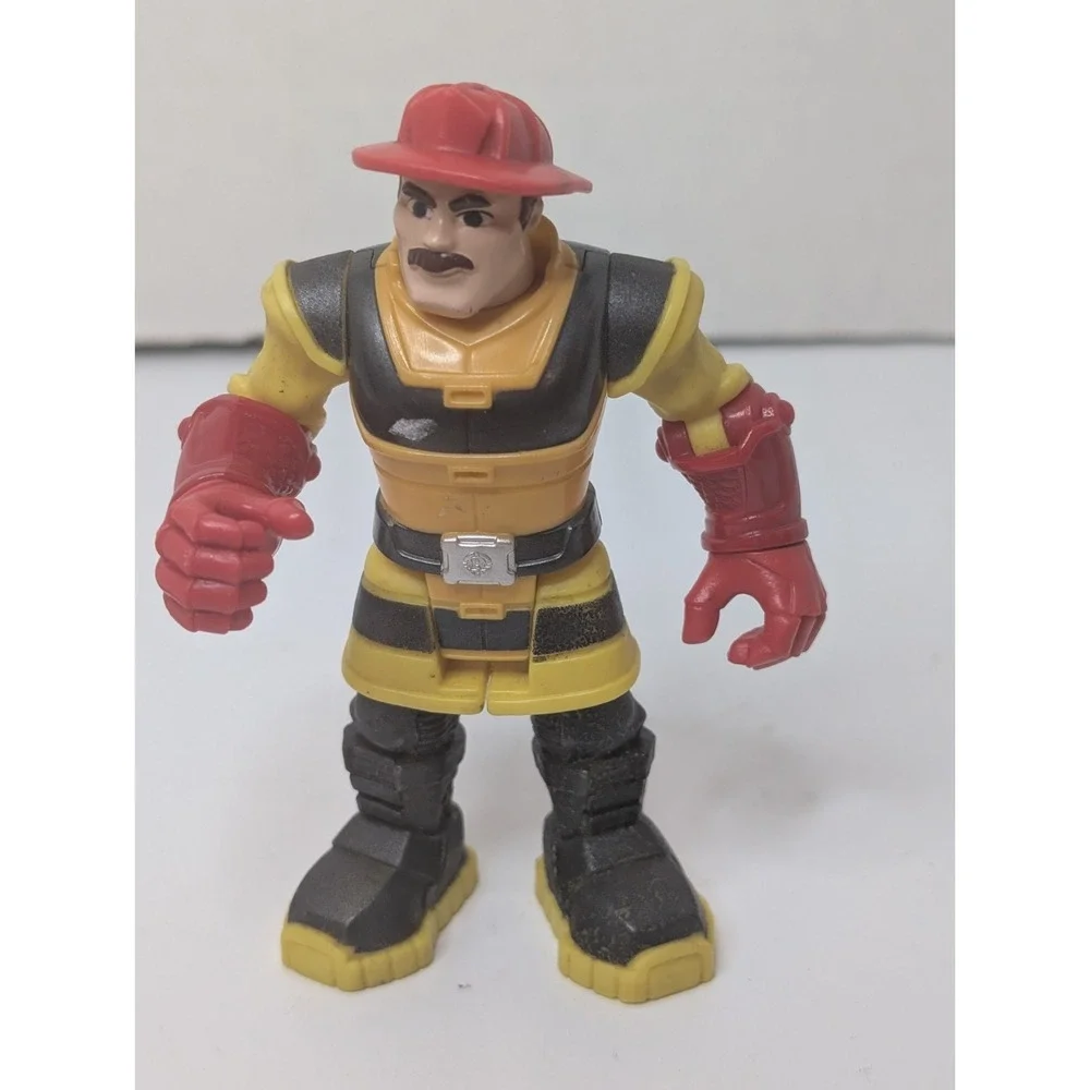 Fisher Price Rescue Heroes Firefighter Figures Lot Billy Blazes 6